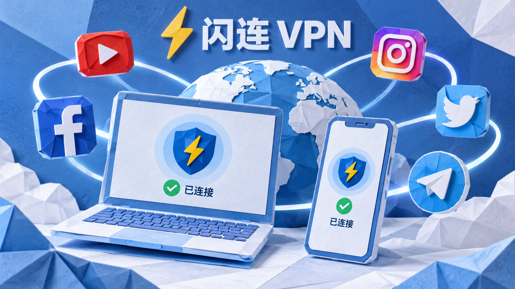 闪连VPN使用教程